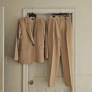 Two-piece suit by Luxy USA, Size - medium, Color - tan